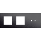 Niko - PLAQUE TRPL H71 PR 2 FCT + COMMUT DBL,NIKO TOGGLE