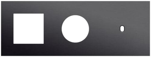 Niko - PLAQUE TRPL H71 PR FCT + PRISE + COMMUT SMPL,NIKO TOGGLE