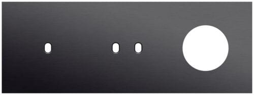 Niko - PLAQUE TRPL H71 PR COMMUT SMPL + COMMUT DBL + PRISE,NIKO TOGGLE