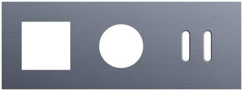 Niko - PLAQUE TRPL H71 PR FCT + PRISE + COMMUT DBL,NIKO ROCKER