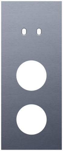 Niko - PLAQUE TRPL V60 PR COMMUT DBL + 2 PRISES,NIKO TOGGLE