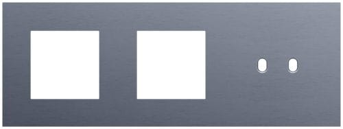 Niko - PLAQUE TRPL H71 PR 2 FCT + COMMUT DBL,NIKO TOGGLE