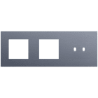 Niko - PLAQUE TRPL H71 PR 2 FCT + COMMUT DBL,NIKO TOGGLE