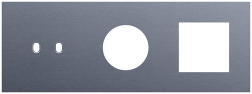 Niko - PLAQUE TRPL H71 PR COMMUT DBL + PRISE,NIKO TOGGLE