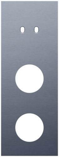 Niko - PLAQUE TRPL V71 PR COMMUT DBL + 2 PRISES,NIKO TOGGLE