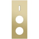 Niko - PLAQUE TRPL V60 PR COMMUT SMPL + 2 PRISES,NIKO ROCKER