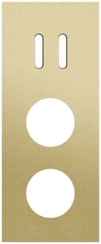 Niko - PLAQUE TRPL V60 PR COMMUT DBL + 2 PRISES,NIKO ROCKER