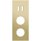 Niko - PLAQUE TRPL V60 PR COMMUT DBL + 2 PRISES,NIKO ROCKER