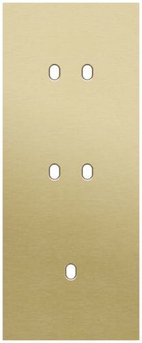 Niko - PLAQUE TRPL V60 PR 2 COMMUT DBL + COMMUT SMPL,NIKO TOGGLE