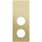 Niko - PLAQUE TRPL V60 PR COMMUT DBL + 2 PRISES,NIKO TOGGLE