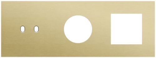 Niko - PLAQUE TRPL H71 PR COMMUT DBL + PRISE,NIKO TOGGLE