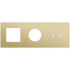 Niko - PLAQUE TRPL H71 PR FCT + PRISE + COMMUT DBL,NIKO TOGGLE