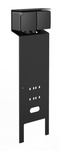 Niko - BORNE DE JARDIN ÉTANCHE AUX PROJ D'EAU, 2 PRISES BROCHE DE TERRE