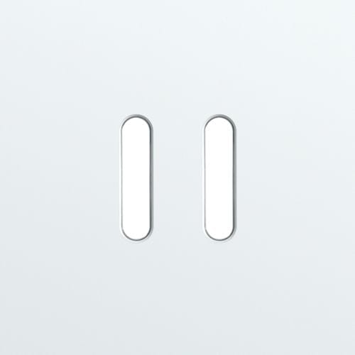 Niko - PLAQUE SIMPLE, POUR NIKO ROCKER (2P), NIKO HOME CONTROL
