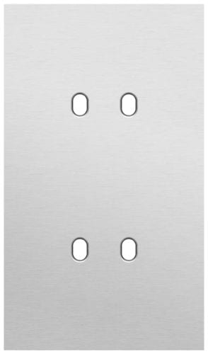 Niko - PLAQUE DOUBLE, V60, POUR NIKO TOGGLE (2X2P), NIKO HOME CONTROL