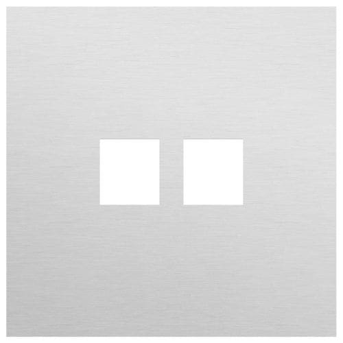 Niko - PLAQUE SIMPLE  POUR 2 CONN RJ45, NIKO ROCKER ET TOGGLE