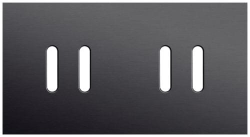 Niko - PLAQUE DOUBLE, H71, POUR NIKO ROCKER (2X2P), NIKO HOME CONTROL