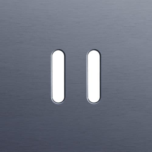Niko - PLAQUE SIMPLE, POUR NIKO ROCKER (2P), NIKO HOME CONTROL