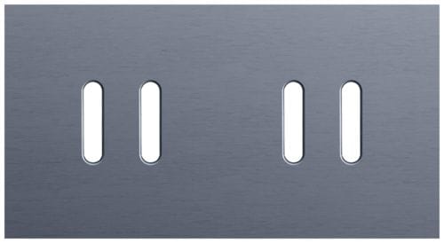 Niko - PLAQUE DOUBLE, H71, POUR NIKO ROCKER (2X2P), NIKO HOME CONTROL