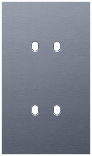 Niko - PLAQUE DOUBLE, V60, POUR NIKO TOGGLE (2X2P), NIKO HOME CONTROL
