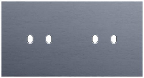 Niko - PLAQUE DOUBLE, H71, POUR NIKO TOGGLE (2X2P), NIKO HOME CONTROL