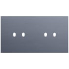 Niko - PLAQUE DOUBLE, H71, POUR NIKO TOGGLE (2X2P), NIKO HOME CONTROL