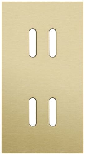 Niko - PLAQUE DOUBLE, V71, POUR NIKO ROCKER (2X2P), NIKO HOME CONTROL