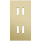 Niko - PLAQUE DOUBLE, V71, POUR NIKO ROCKER (2X2P), NIKO HOME CONTROL