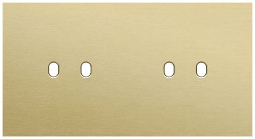 Niko - PLAQUE DOUBLE, H71, POUR NIKO TOGGLE (2X2P), NIKO HOME CONTROL