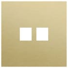 Niko - PLAQUE SIMPLE  POUR 2 CONN RJ45, NIKO ROCKER ET TOGGLE