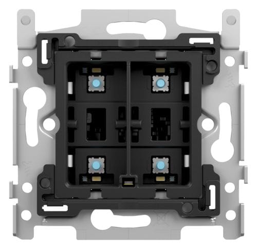 Niko - SOCLE POUSSOIR QUADR, CAPT CONF, 60X71, VIS, NIKO HOME CONTROL