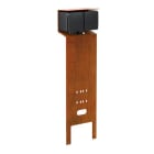Niko - BORNE DE JARDIN ÉTANCHE AUX PROJ D'EAU, 2 PRISES BROCHE DE TERRE