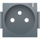 Niko - SET DE FINITION PRISE CONN., TOUCHE DE COMMANDE, BROCHE DE TERRE