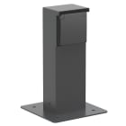 Niko - BORNE DE JARDIN AVEC 1 PRISE, BROCHE DE TERRE, SOCLE