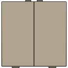 Niko - BOUTON-POUSSOIR DOUBLE POUR NIKO HOME CONTROL