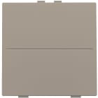 Niko - TOUCHE SIMP. INTERRUPTEUR/BOUTON-POUSSOIR SANS FIL À 2 COMMANDES