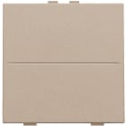 Niko - TOUCHE SIMP. INTERRUPTEUR/BOUTON-POUSSOIR SANS FIL À 2 COMMANDES