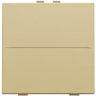 Niko - TOUCHE SIMP. INTERRUPTEUR/BOUTON-POUSSOIR SANS FIL À 2 COMMANDES