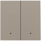 Niko - SET DE FINITION INTERRUPTEUR/BOUTON DBL ÉLECTRON., AVEC LENTILLE