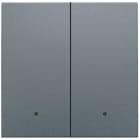 Niko - SET DE FINITION INTERRUPTEUR/BOUTON DBL ÉLECTRON., AVEC LENTILLE