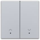 Niko - SET DE FINITION INTERRUPTEUR VOLETS ÉLECTRON. DBL, AVEC LENTILLE