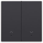 Niko - SET DE FINITION INTERRUPTEUR VOLETS ÉLECTRON. DBL, AVEC LENTILLE