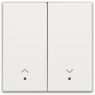 Niko - SET DE FINITION INTERRUPTEUR VOLETS ÉLECTRON. DBL, AVEC LENTILLE