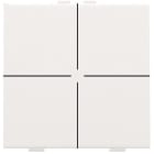 Niko - BOUTON-POUSSOIR QUADRUPLE POUR NIKO HOME CONTROL