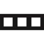 Niko - PLAQUE DE RECOUVREMENT TRIPLE AVEC 71MM D'ENTRAXE