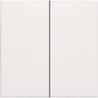 Niko - SET DE FINITION INTERRUPTEUR OU BOUTON-POUSSOIR DOUBLE ÉLECTR.