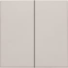 Niko - SET DE FINITION INTERRUPTEUR OU BOUTON-POUSSOIR DOUBLE ÉLECTR.