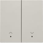 Niko - SET DE FINITION INTERRUPTEUR VOLETS ÉLECTRON. DBL, AVEC LENTILLE