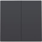 Niko - SET DE FINITION INTERRUPTEUR OU BOUTON-POUSSOIR DOUBLE ÉLECTR.