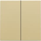 Niko - SET DE FINITION INTERRUPTEUR OU BOUTON-POUSSOIR DOUBLE ÉLECTR.